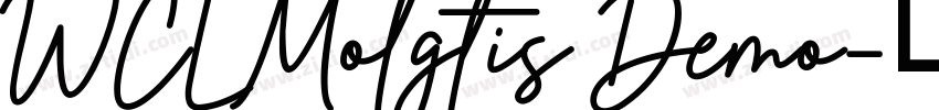 WCLMolgtis Demo字体转换